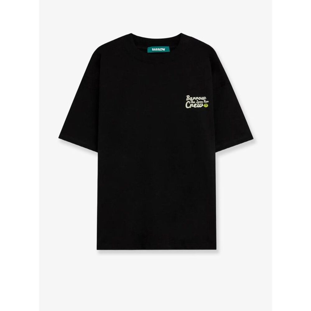 Barrow Men Cotton T-Shirt With Logo Print On The Front